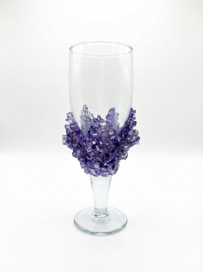 Violet Crush Crystal Glass Kit (Set of 4 Glasses)