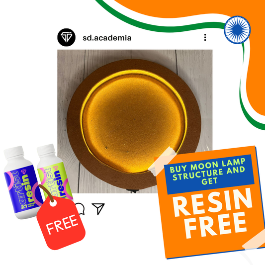 MOON LAMP STRUCTURE + 2:1 Resin Hardner- 300gm