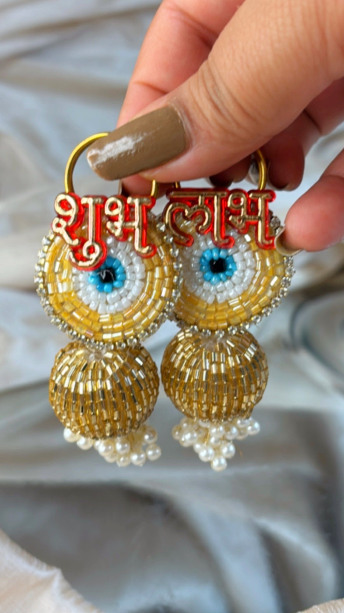 Evil Eye Shubh Labh Hangings - Set Of 10