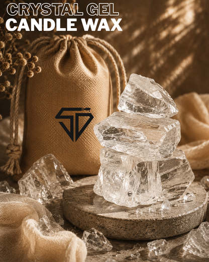 Premium Crystal Clear Gel Wax for Candle Making (1000g)