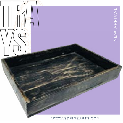 Black Antique Tray