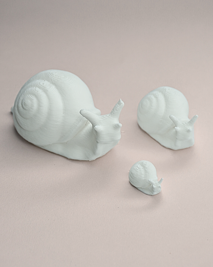 3D Printed Snail Figurine (Set Of 5)
