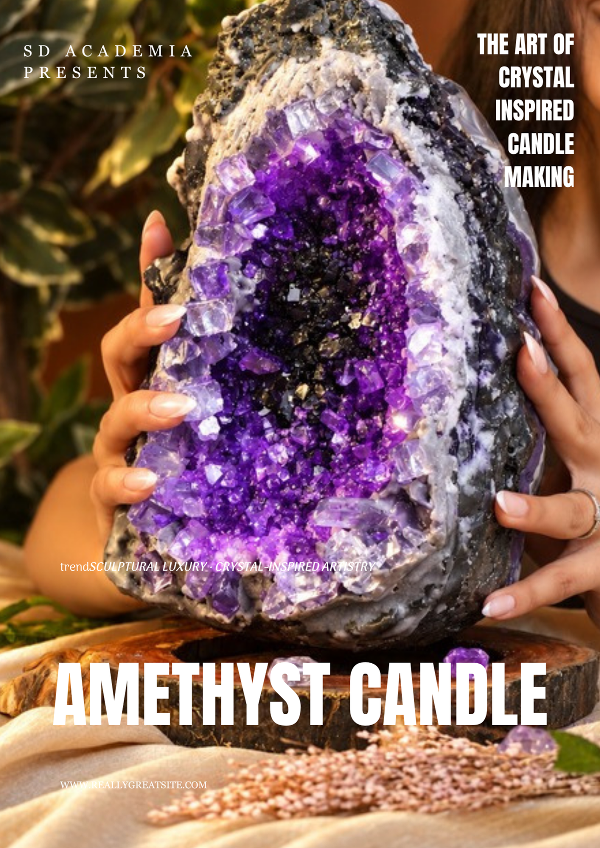 Amethyst Geode DIY Kit