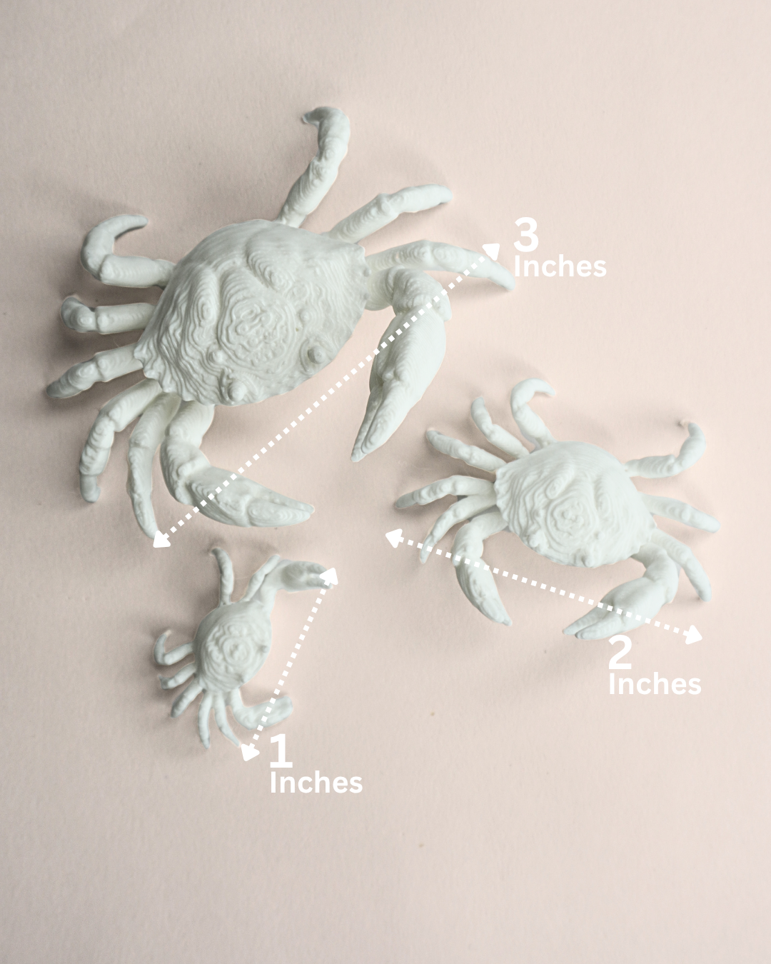 3D Printed Crab Figurine (Set Of 5)