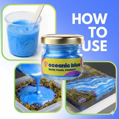 Oceanic Blue Pearl Pigment