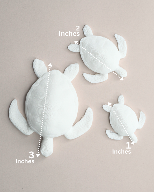 3D Printed Turtle Figurine (Set Of 5)