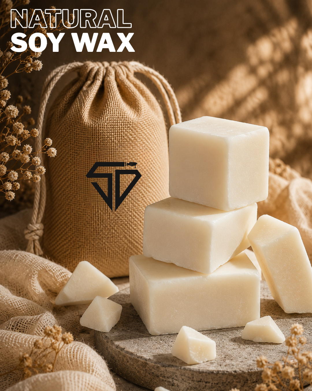 Natural Soy Wax - 1000 gms