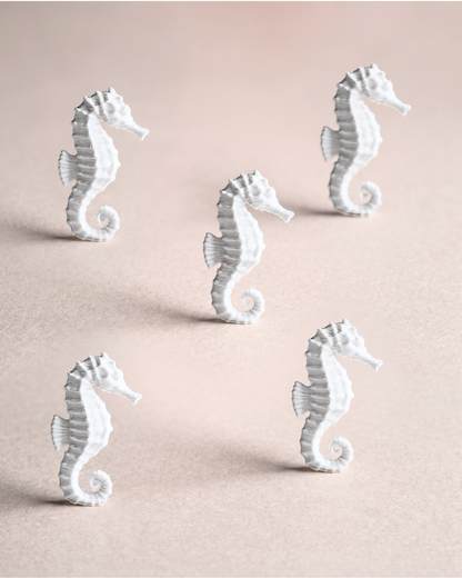 3D Printed Sea Horse Figurine (Set Of 5)