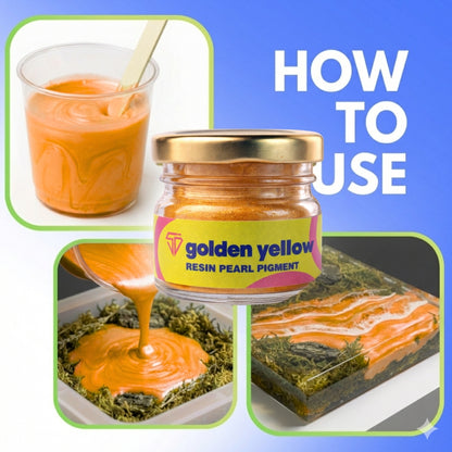 Golden Yellow Pearl Pigment