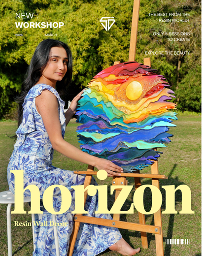 The Horizon: Resin Wall Decor