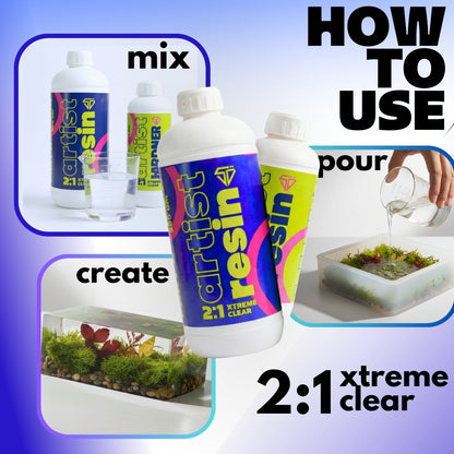 2:1 Resin and Hardener Set / Xtreme Clear Resin