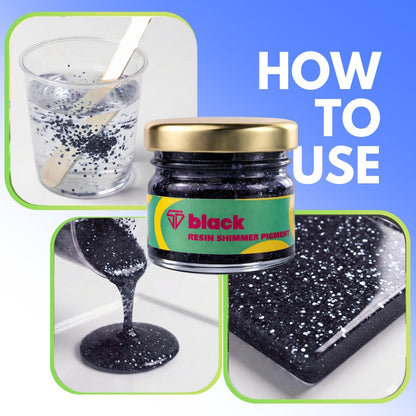 Black Shimmer Pigment
