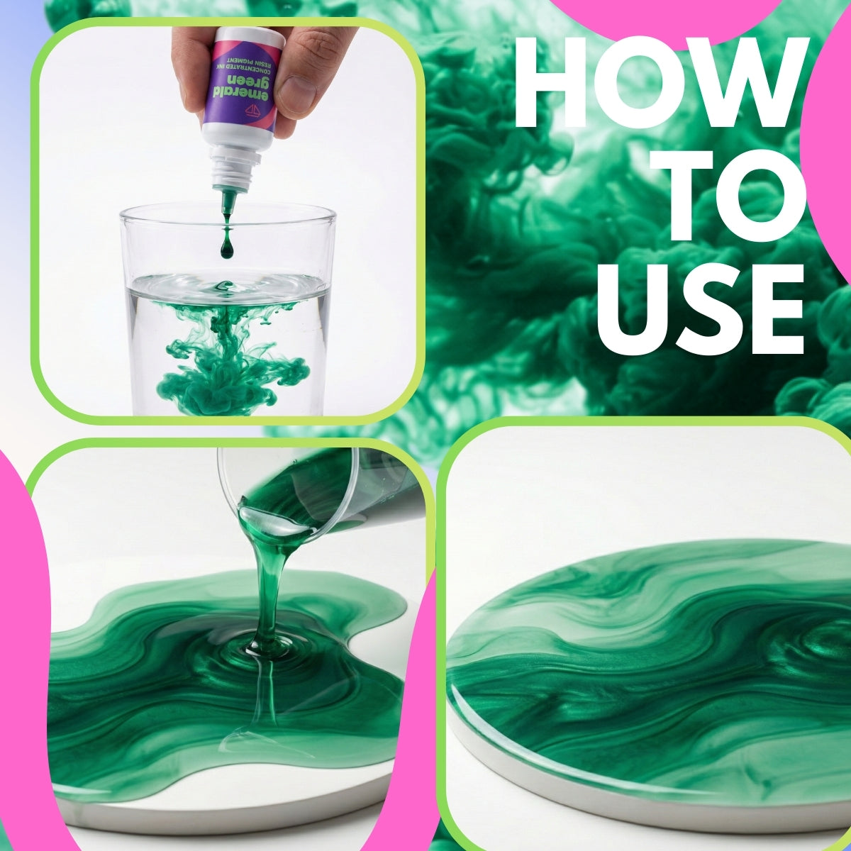 Emerald Green Concentrated Ink
