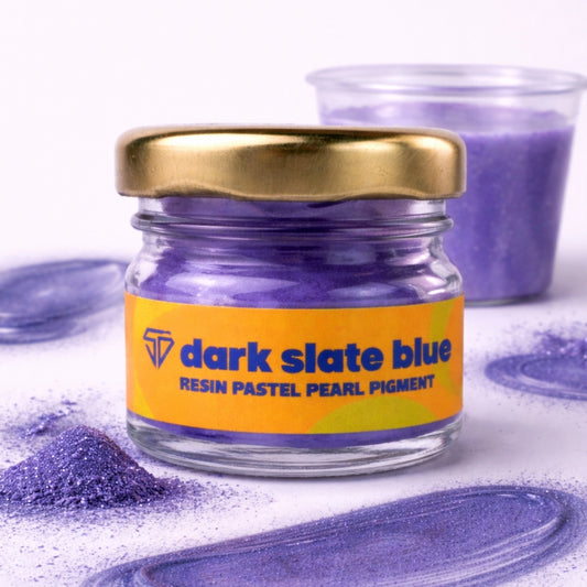 Dark Slate Blue Pastel Pearl Pigment