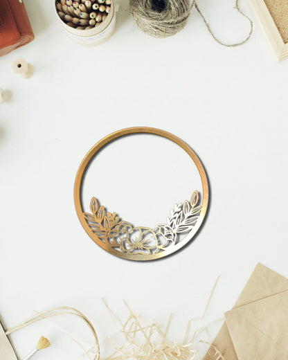 Acrylic flower ring 1