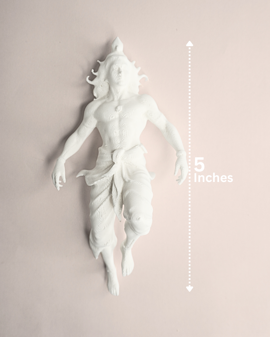 5-Inch 3D Printed Sleeping Shiva