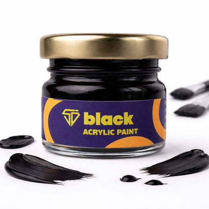 Black Acrylic Paint