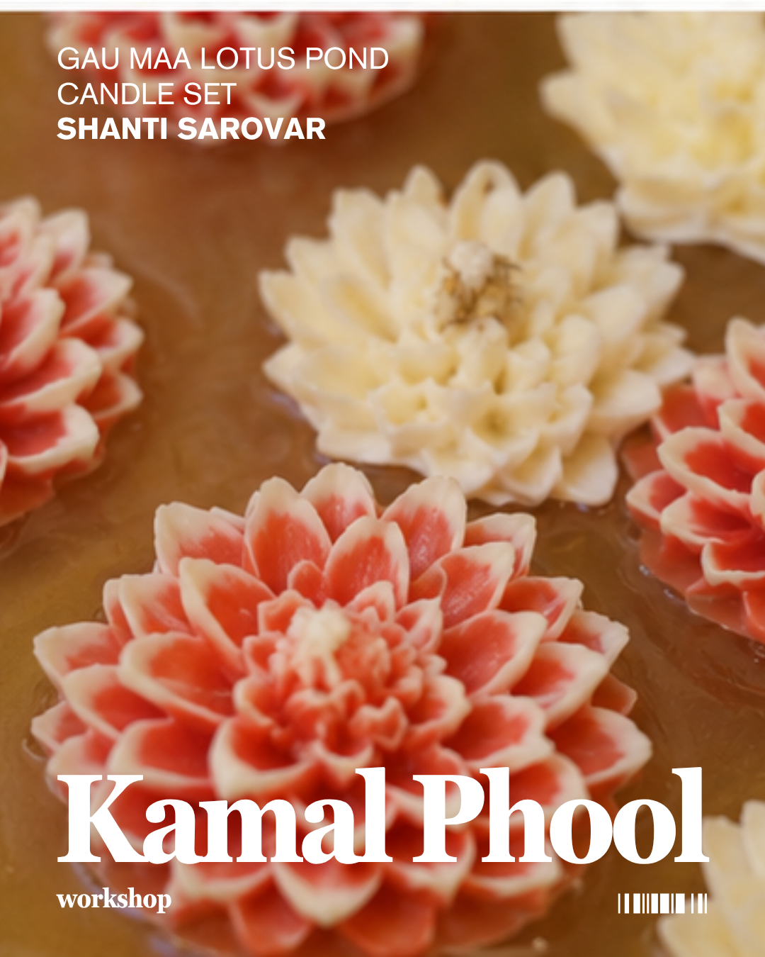 Shanti Sarovar (Gau Maa Lotus Pond Candle)