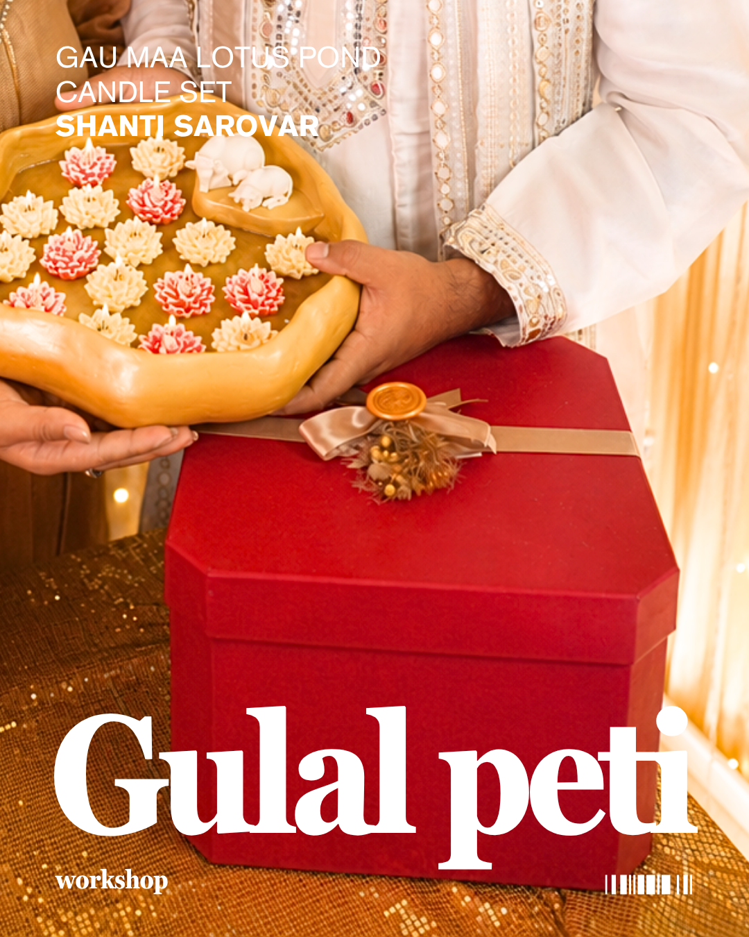 Shanti Sarovar (Gau Maa Lotus Pond Candle)