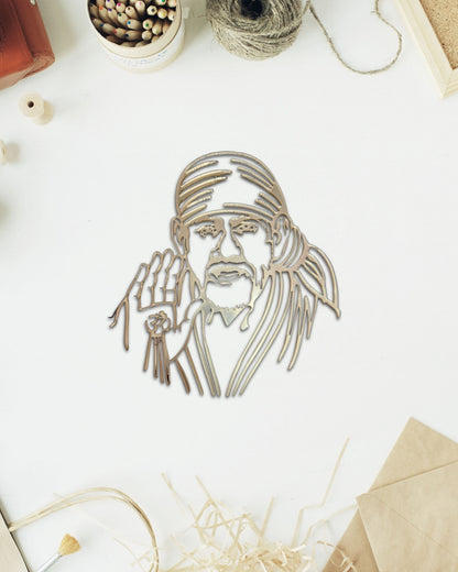 Acrylic Sai baba cutout