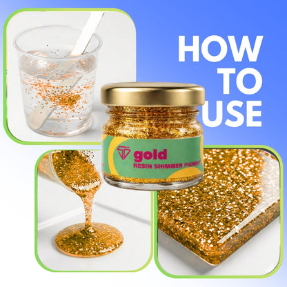 Gold shimmer Pigment