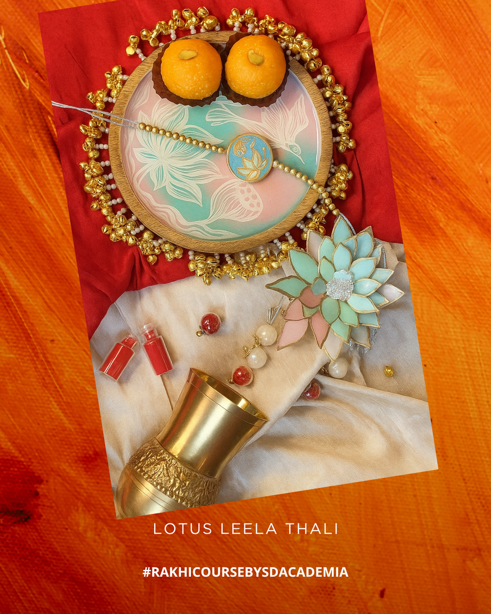 Lotus Leela Rakhi Set - DIY Kit – SD Fine Arts