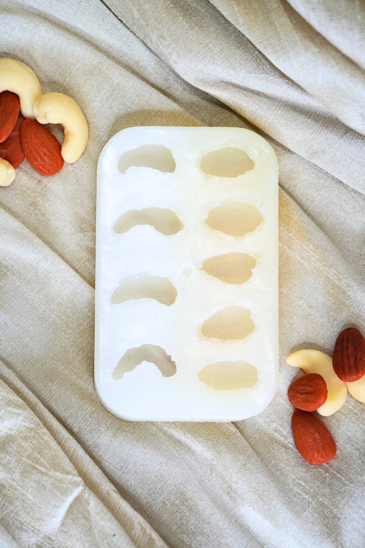 Almond & Cashew Mould/ Kaju Badaam Mould