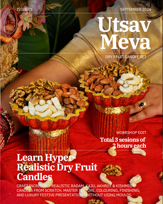 Utsav Meva (Dry Fruits Candle Set)