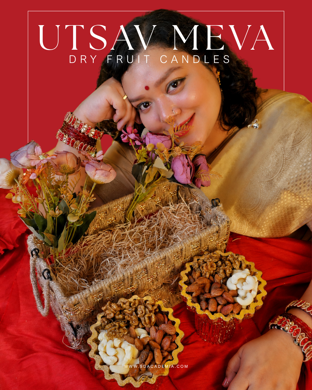 Utsav Meva (Dry Fruits Candle Set)