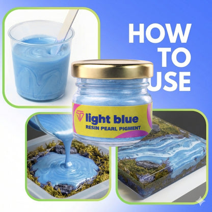 Light Blue Pearl Pigment