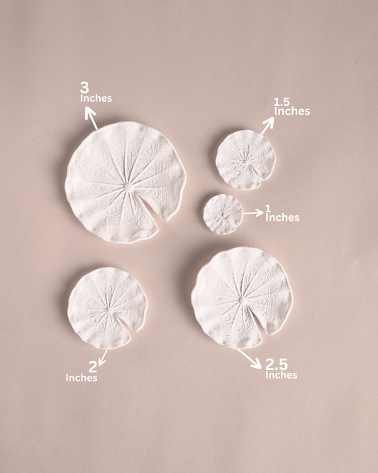 3D Printed Lotus Pond Leaf (Set Of 5)