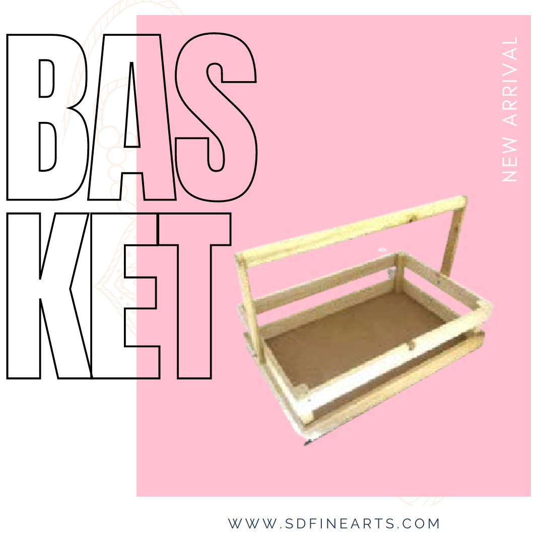Wooden Tray Basket