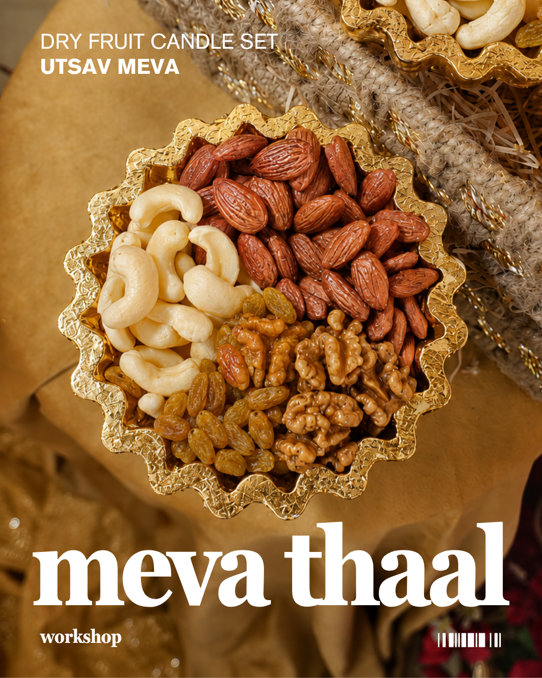 Utsav Meva (Dry Fruits Candle Set)