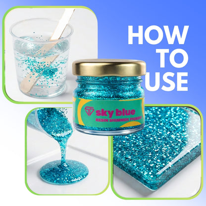 Sky Blue Shimmer Pigment