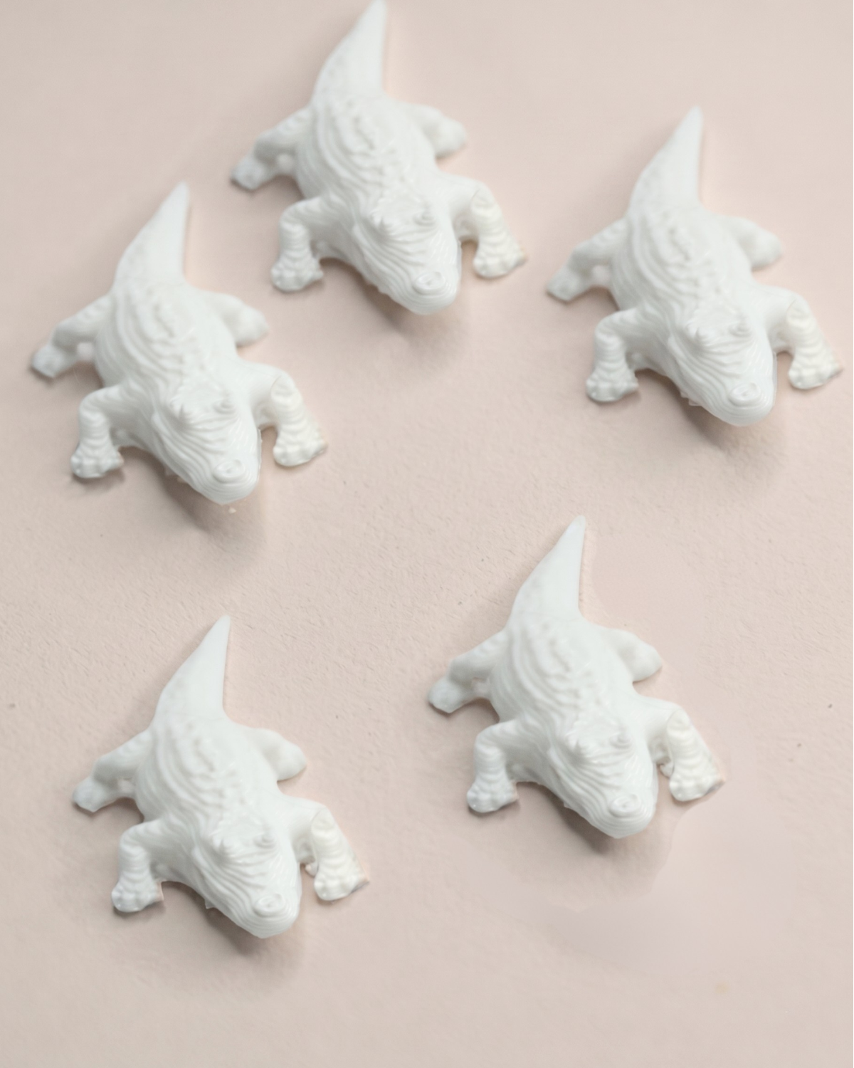 3D Printed Crocodile Figurine (Set Of 5)