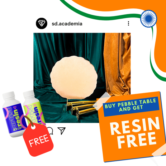 Pebble Table + 2:1 Resin Hardner- 300gm