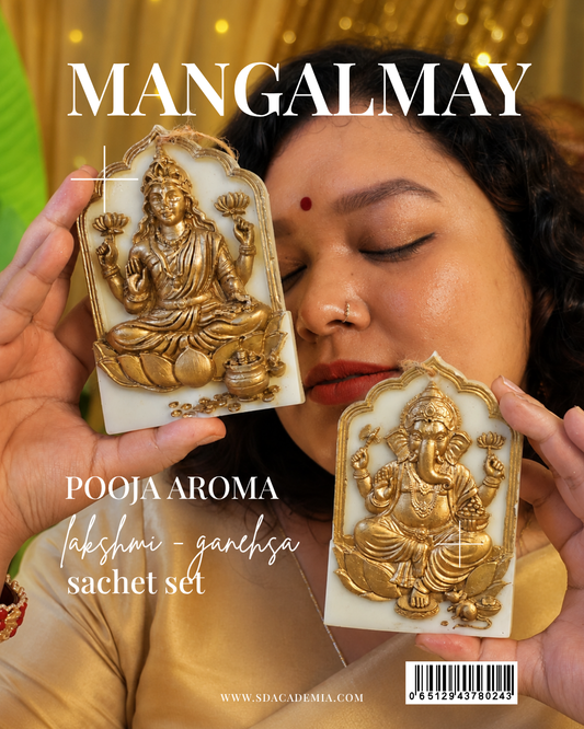 Mangalmay Pooja Aroma (Lakshmi & Ganesha Sachet Set)