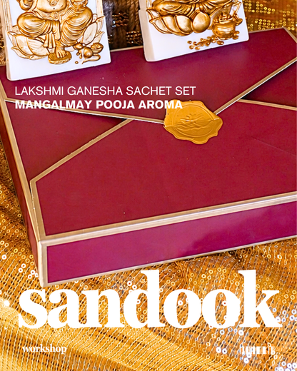 Mangalmay Pooja Aroma (Lakshmi & Ganesha Sachet Set)