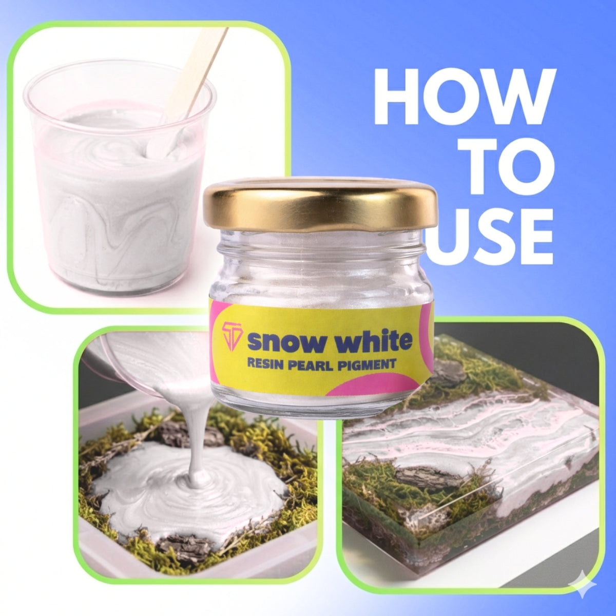 Snow White Pearl Pigment