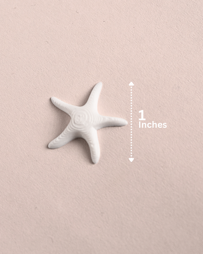 3D Printed Starfish Figurine (1-Inch) - Set Of 5
