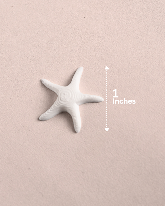 3D Printed Starfish Figurine (1-Inch) - Set Of 5