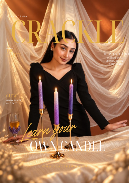 Crackle Elegance Candle DIY Kit