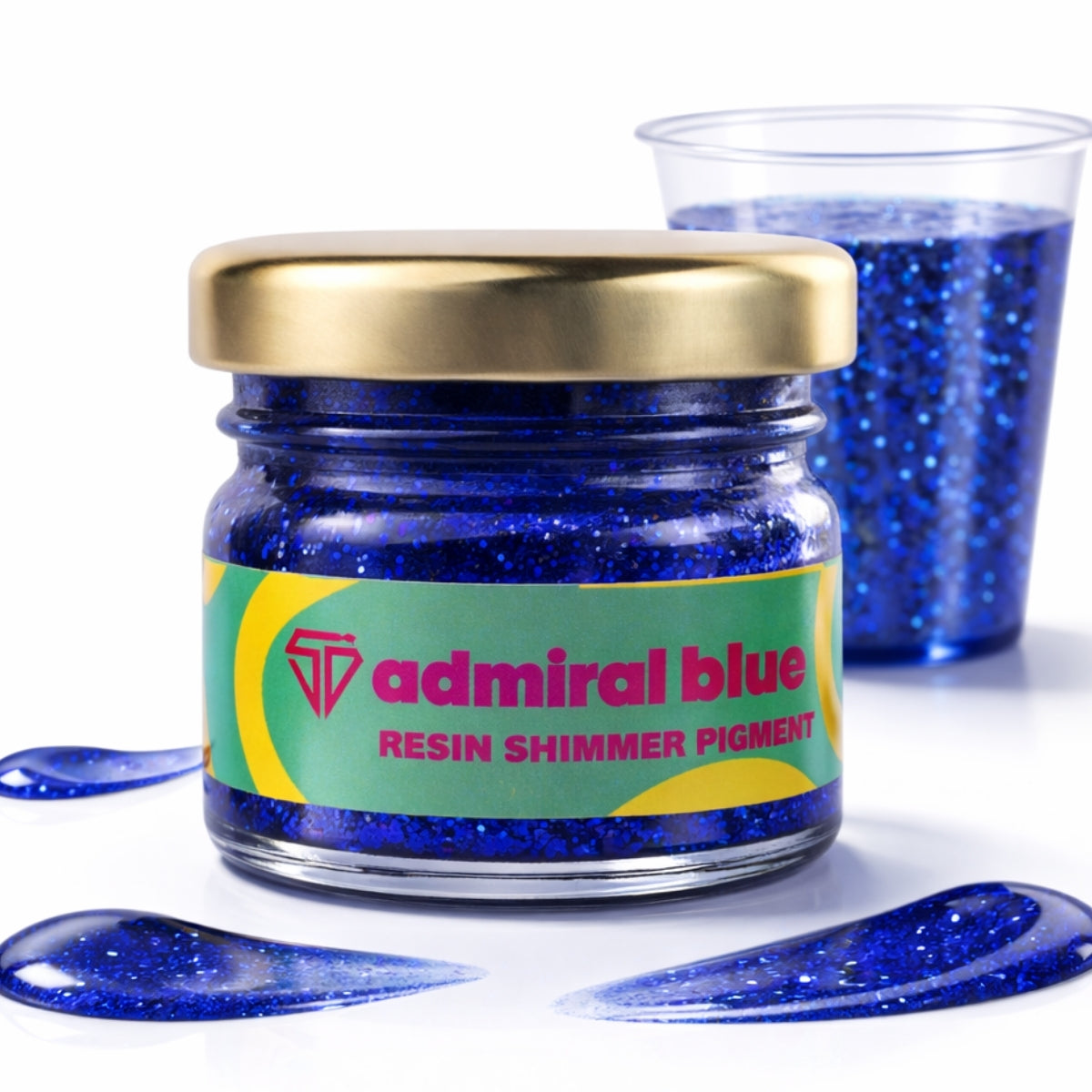 Admiral Blue Shimmer Pigment