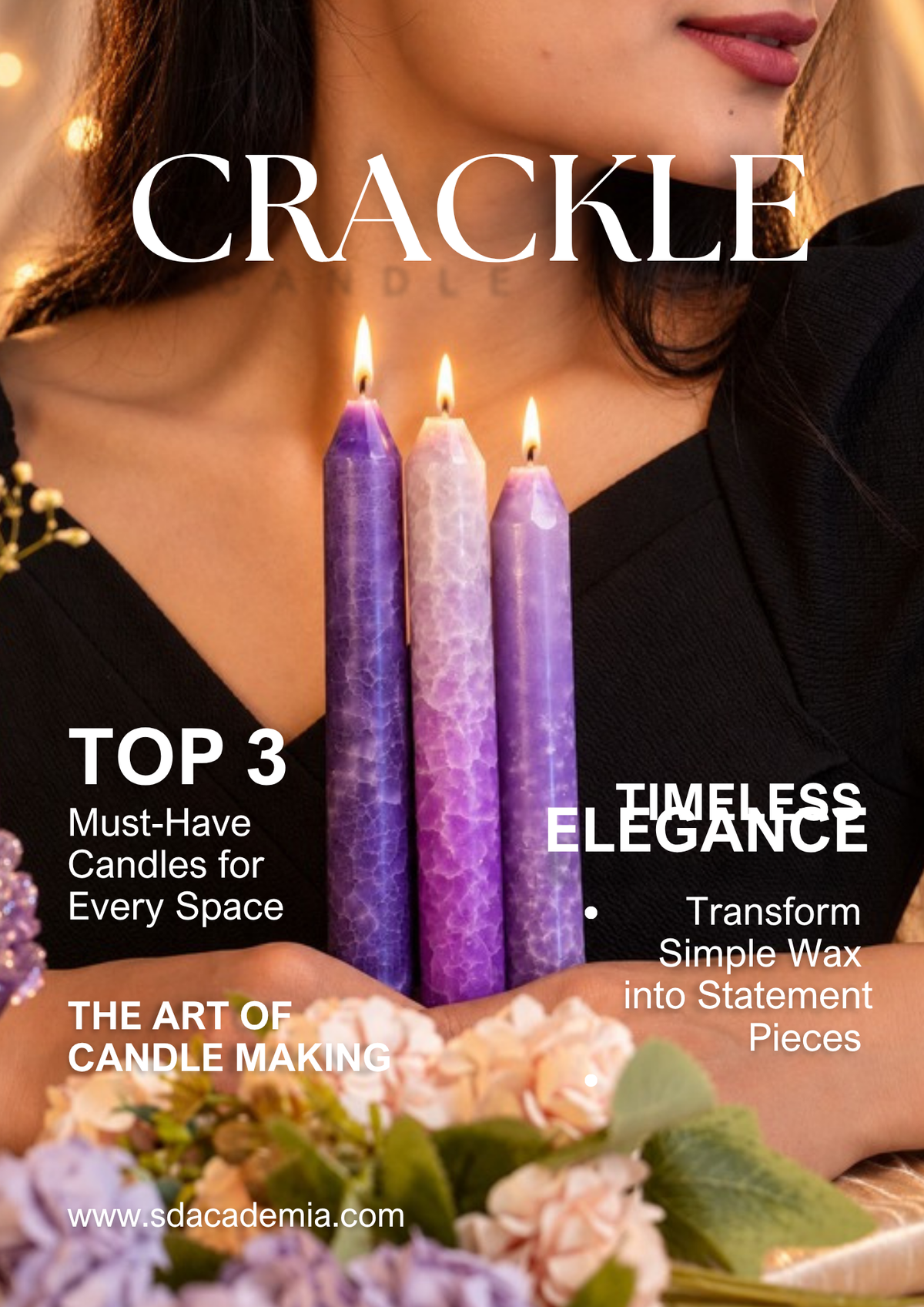Crackle Elegance Candle DIY Kit
