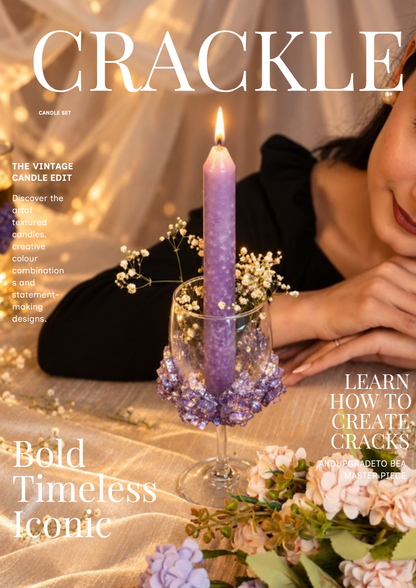 Crackle Elegance Candle DIY Kit