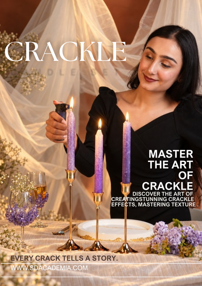 Crackle Elegance Candle DIY Kit