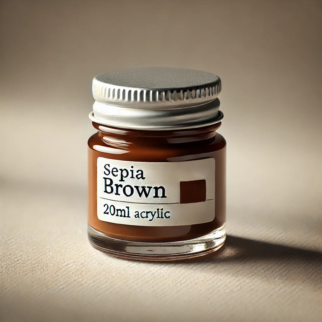 Sepia Brown Acrylic Paint – SD Fine Arts