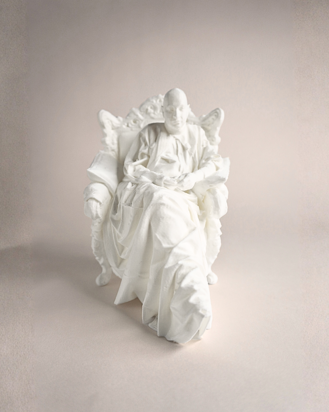 5-Inch 3D Printed Guruji Swaroop on Chair