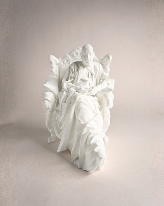 5-Inch 3D Printed Guruji Swaroop on Chair