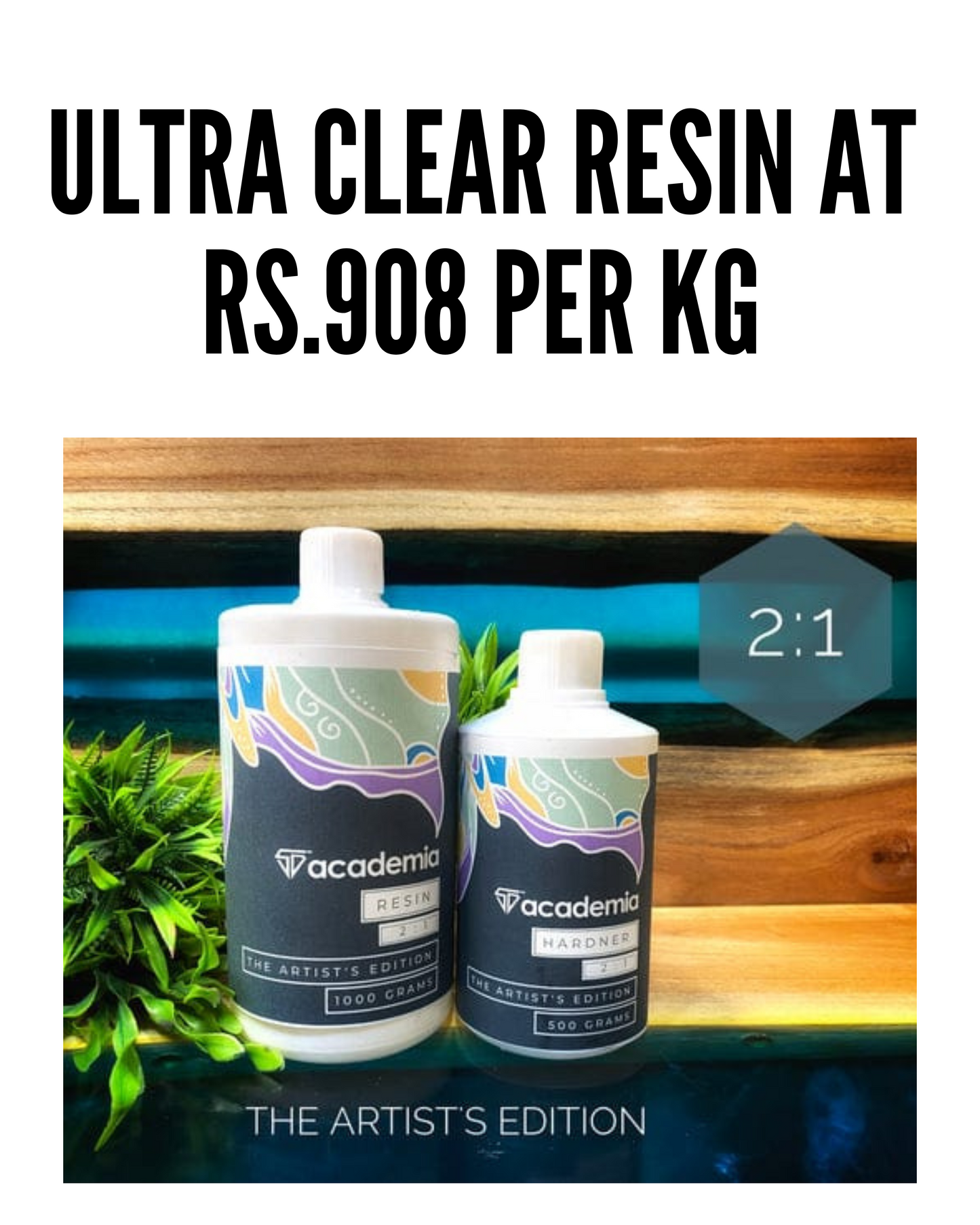 Ultra Clear Resin- 2:1 300g